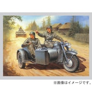 1/24 ドイツ軍オートバイ ツュンダップ KS750 サイドカー