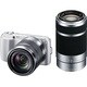 NEX-C3Y  S [ダブルズームレンズキット E18-55mm F3.5-5.6 OSS + E 55-210mm F4.5-6.3 OSS シルバー]