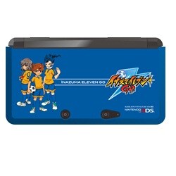 イナズマイレブンGO 3DS専用プロテクトカバー ブルー