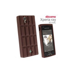 チョコレートケース SO-03C用 ミルク [Xperia ray用]
