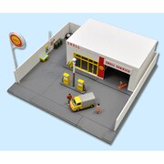 トミカラマ 02a ガソリンスタンド SHELL [ミニカー用ジオラマ]