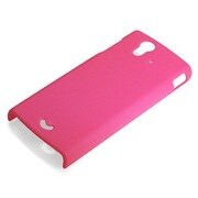 RX-SO03C21RP [Xperia ray用 ラバーケース(PC)+フィルム付属 ラバーピンク]