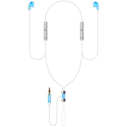 ネックストラップヘッドホン for WALKMAN シアンブルー WM-NSF11C
