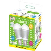 LED電球 E17口金 昼白色相当 470lm LIFELED’S 2個パック LDA5N-H-E17-2P