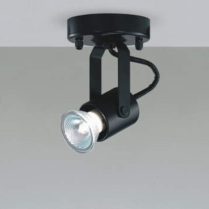 スポットライト ブラック フランジタイプ ランプ別売 口金E11 要電気工事 ASE940382