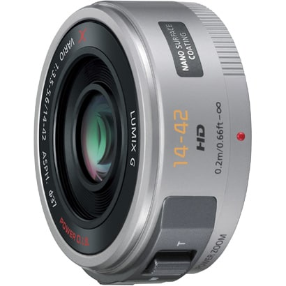 H-PS14042-S [LUMIX G X VARIO PZ 14-42mm/F3.5-5.6 ASPH./ POWER O.I.S. シルバー Gシリーズ 電動ズーム 広角ズームレンズ マイクロフォーサーズ]
