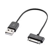 iPod iPhone iPad用のUSB充電 データ転送用ケーブル ブラック KB-IPUSBBK3
