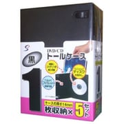 14mm厚 1枚収納トールケース 5個パック ブラック ETC15BK