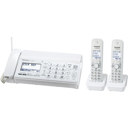普通紙ファックス（子機2台） ホワイト おたっくす KX-PD301DW-W