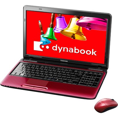 dynabook T451/34DR 15.6型ワイド液晶/HDD640GB/DVDスーパーマルチドライブ モデナレッド PT45134DSFR