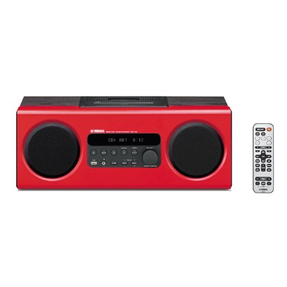 iPhone/iPod対応 デスクトップオーディオシステム レッド TSX-112（R)