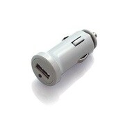 車載シガーソケット用 USB電源アダプタ ホワイト RX-EPUSBDCWH