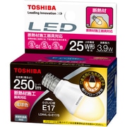 LED電球 E17口金 電球色 250lm 密閉器具対応 断熱材施工器具対応 E－CORE（イー・コア） LDA4L-G-E17/S