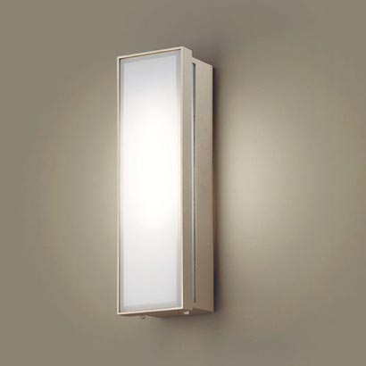 BASIC DESIGN slim コンパクト形蛍光灯・ポーチライト 防雨型・ムシベール プラチナメタリック HLW5712YEL/6