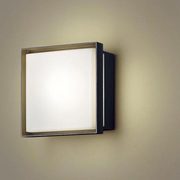 BASIC DESIGN square ポーチライト・パルックボールプレミア 密閉型 防雨型・リモコンFreePa・フラッシュ、アラーム・点灯省エネ型・ムシベール 電球色15W オフブラック HWC5811BE