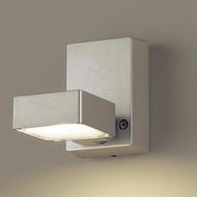 EVERLEDS・LED勝手口灯 拡散タイプ・防雨型 壁直付型・天井直付型 電球色 プラチナメタリック LGW40001LE1