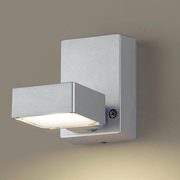 EVERLEDS・LED勝手口灯 拡散タイプ・防雨型 壁直付型・天井直付型 電球色 シルバーグレーメタリック LGW40002LE1