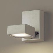 EVERLEDS・LED勝手口灯 集光タイプ・防雨型 壁直付型・天井直付型 電球色 プラチナメタリック LGW40011LE1