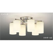 Simple glass インバーターネオボールZ・シャンデリア 電球色90W8~10畳 BFC60008ZEL