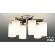 BFC60156Z [RESIOR インバーターネオボールZ・PRIDE シャンデリア 電球色90W 8～10畳 )飾・ダークオーク調]