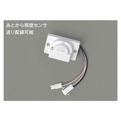 あとから照度センサー 送り配線可能(ネオボールZ・白熱電球兼用) ホワイト DIK-1223(W)