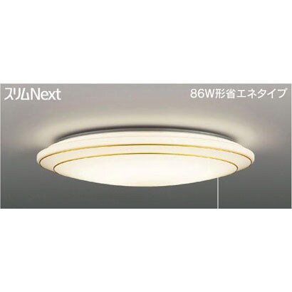 スリムNext シーリング 電球色61W トリム・ゴールド艶 プルスイッチ付 FVH61612EL
