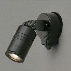 センサー付スポットライト ミニクリプトンランプRタイプ 50W形 ソフトスタート ブラック IB30123(K)C