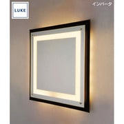 LUKE(ルーケ) ミラー照明・レザーフレーム 電球色 LU007