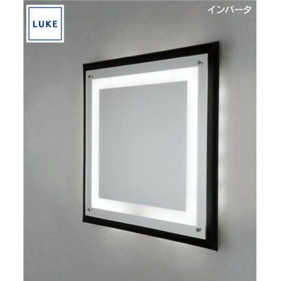 LUKE(ルーケ) ミラー照明・レザーフレーム 昼白色 LU008