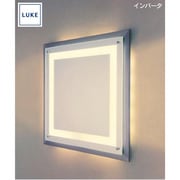 LUKE(ルーケ) ミラー照明・ステンレスフレーム 電球色 LU011