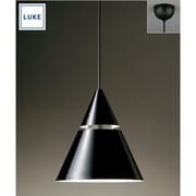 LUKE(ルーケ) Comfortペンダントライト・ブラック/艶 引掛シーリング式 LU517