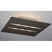 白熱灯 洋風シーリングライト ハゲロン球240W (ダークオーク色) LE-2901