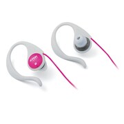 イヤーフック付きインナーイヤータイプヘッドホン CLEF-A Reverse Sound ピンク TH-SB23PK