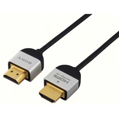 HDMIケーブル 1.5m ブラック スリムタイプ ハイスピード イーサネット対応 3D映像対応 DLC-HE15S B