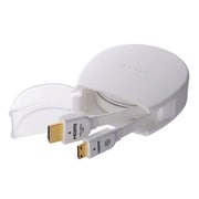 HDMI-ミニHDMIケーブル 2.0m 巻き取りタイプ ハイスピード イーサネット対応 3D映像対応 DLC-HEM20R