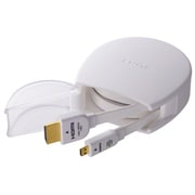 HDMI-マイクロHDMIケーブル 2.0m 巻き取りタイプ ハイスピード イーサネット対応 3D映像対応 DLC-HEU20R