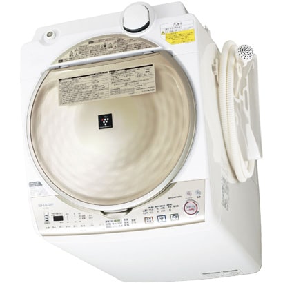 タテ型洗濯乾燥機（9.0kg） ゴールド系 プラズマクラスター搭載 ES-TX910-N