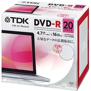 データ用 DVD-R 4.7GB 16倍速対応 インクジェットプリンタ対応ホワイトワイドレーベル 5mmケース 20枚入り DR47PWC20UE