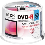 データ用 DVD-R 4.7GB 16倍速対応 インクジェットプリンタ対応ホワイトワイドレーベル スピンドルケース 50枚入り DR47PWC50PUE