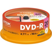 データ用 DVD-R 4.7GB 16倍速対応 タイトルライン付き・パールカラーレーベル スピンドルケース 20枚入り DR47ALC20PUE
