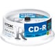 データ用 CD-R 700MB 48倍速対応 インクジェットプリンタ対応ホワイトワイドレーベル スピンドルケース 25枚入り CD-R80PWDX25PE