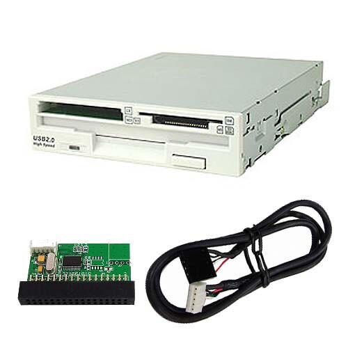 FDD＋カードリーダー BOX 取付ネジ付 シルバーホワイト FA404MXU(SW)/BOX