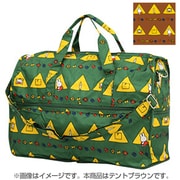 K2222 B16 [HAPI+TAS×miffy 折りたたみボストンバッグ ドーム型 テントブラウン]