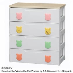 ヨドバシ.com - アイリスオーヤマ IRIS OHYAMA PHG-724H [プーさんシリーズ キッズチェスト 4段] 通販【全品無料配達】