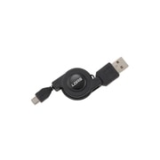Micro-USBケーブル 巻き取りタイプ 0.7m ZUH-MRM007BK