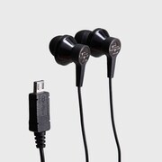 PE-417-BK [microUSBイヤホン ブラック]