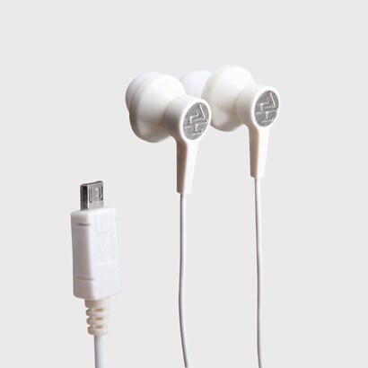 PE-417-WH [microUSBイヤホン ホワイト]