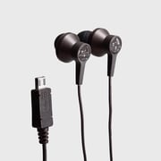 PE-417-BR [microUSBイヤホン ブラウン]