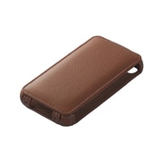 BSIP11PCLBR [iPhone4・4S用 レザーケース　液晶保護フィルム付　ICカード対応モデル ブラウン]