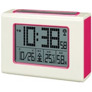 SMARTEK(スマーテック) ソーラー電波置時計 ピンク ML-469-PK